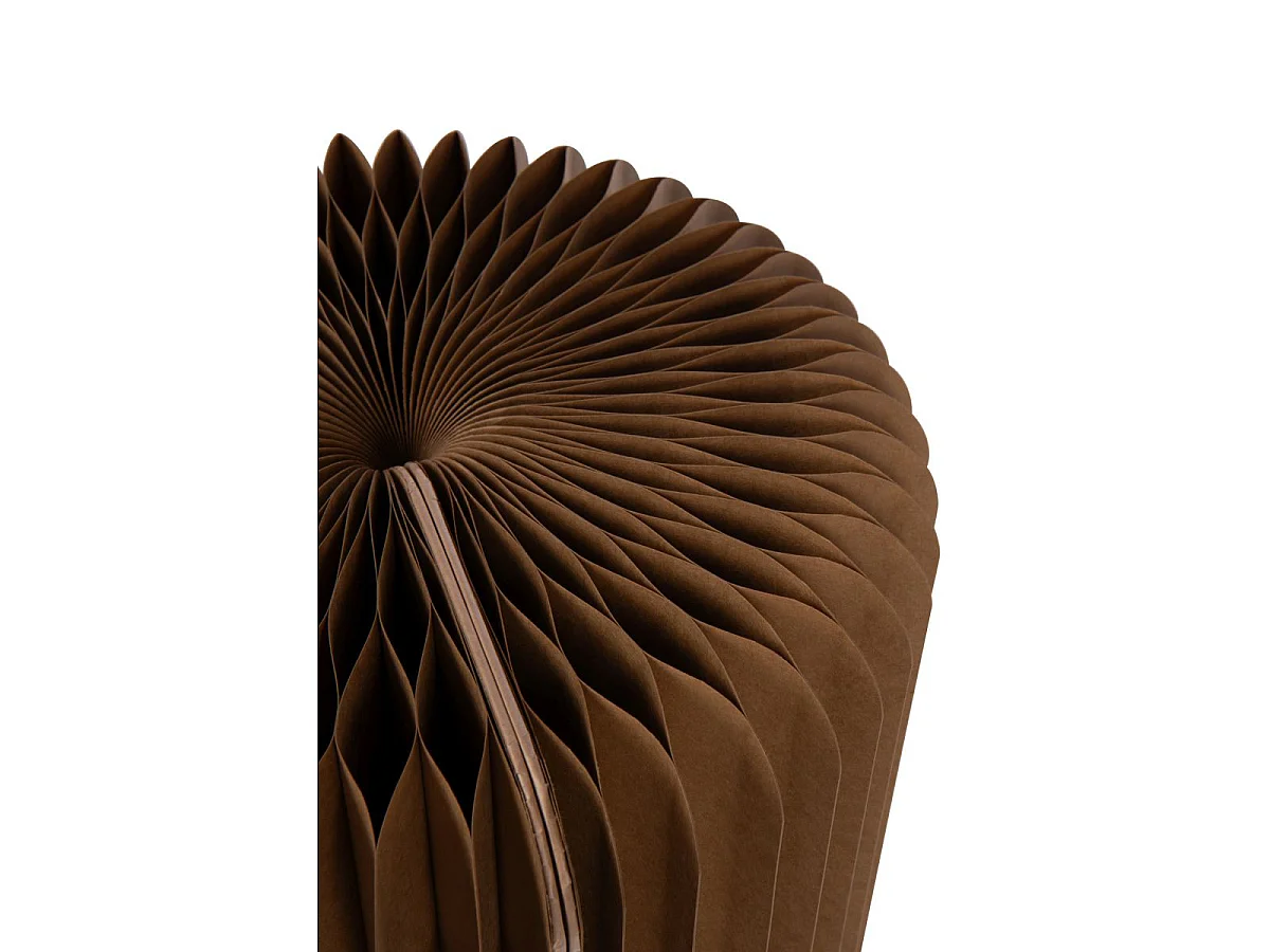 Pouf Pliable en Papier "Lily" 42cm Camel