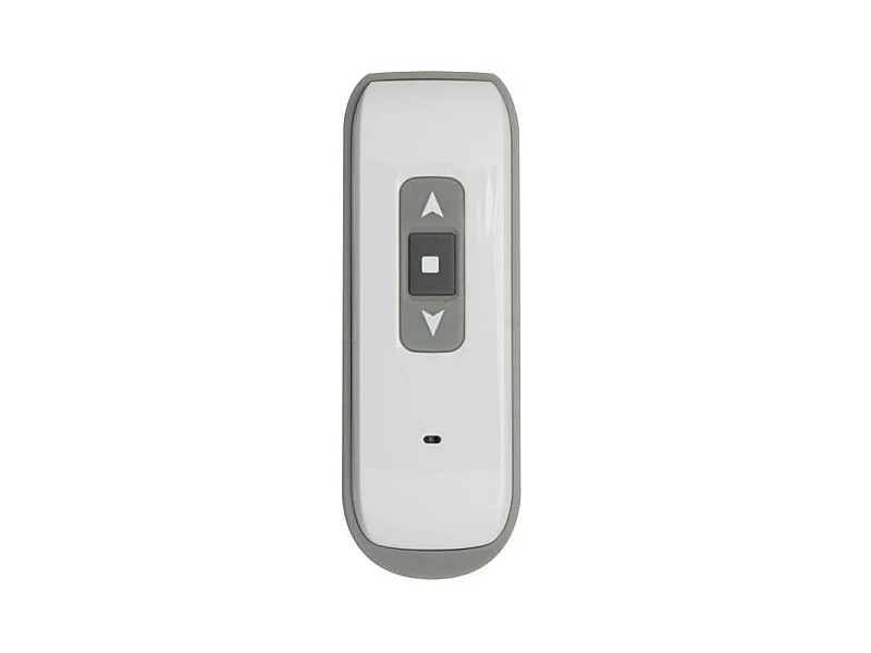 Volet roulant aluminium - H.140 x L.120 cm - Manoeuvre électrique radio - Blanc