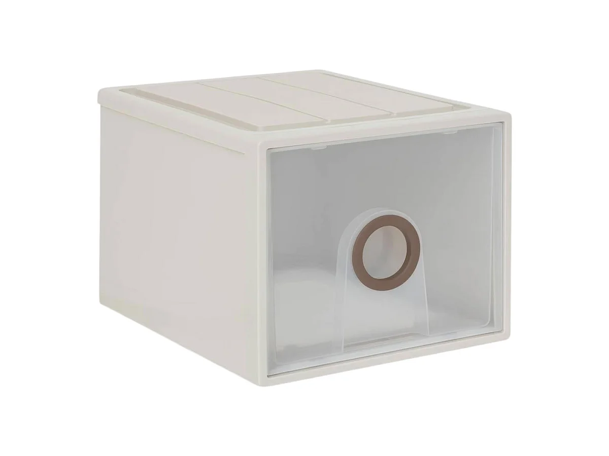 Tiroir Rigide Empilable "Tide'n Stak" 30,5L Beige