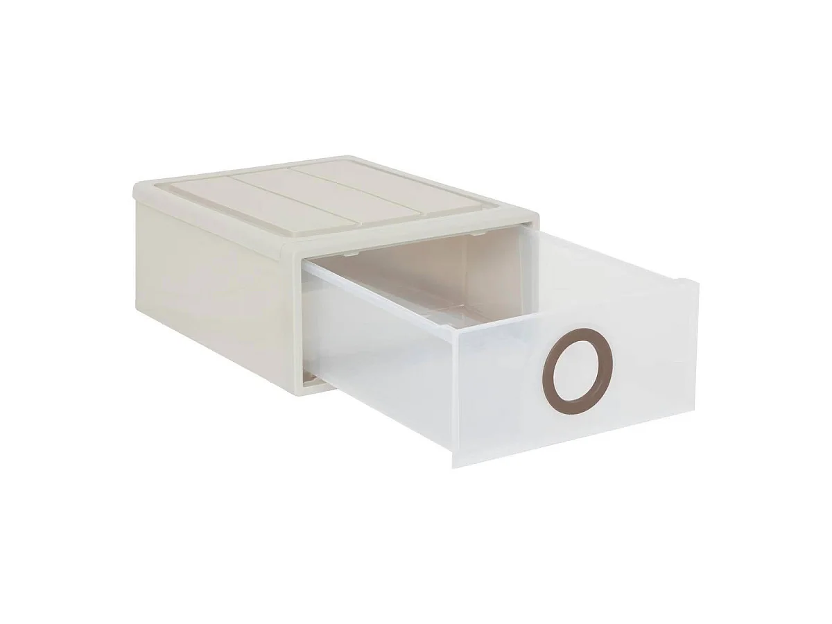 Tiroir Rigide Empilable "Tide'n Stak" 16L Beige