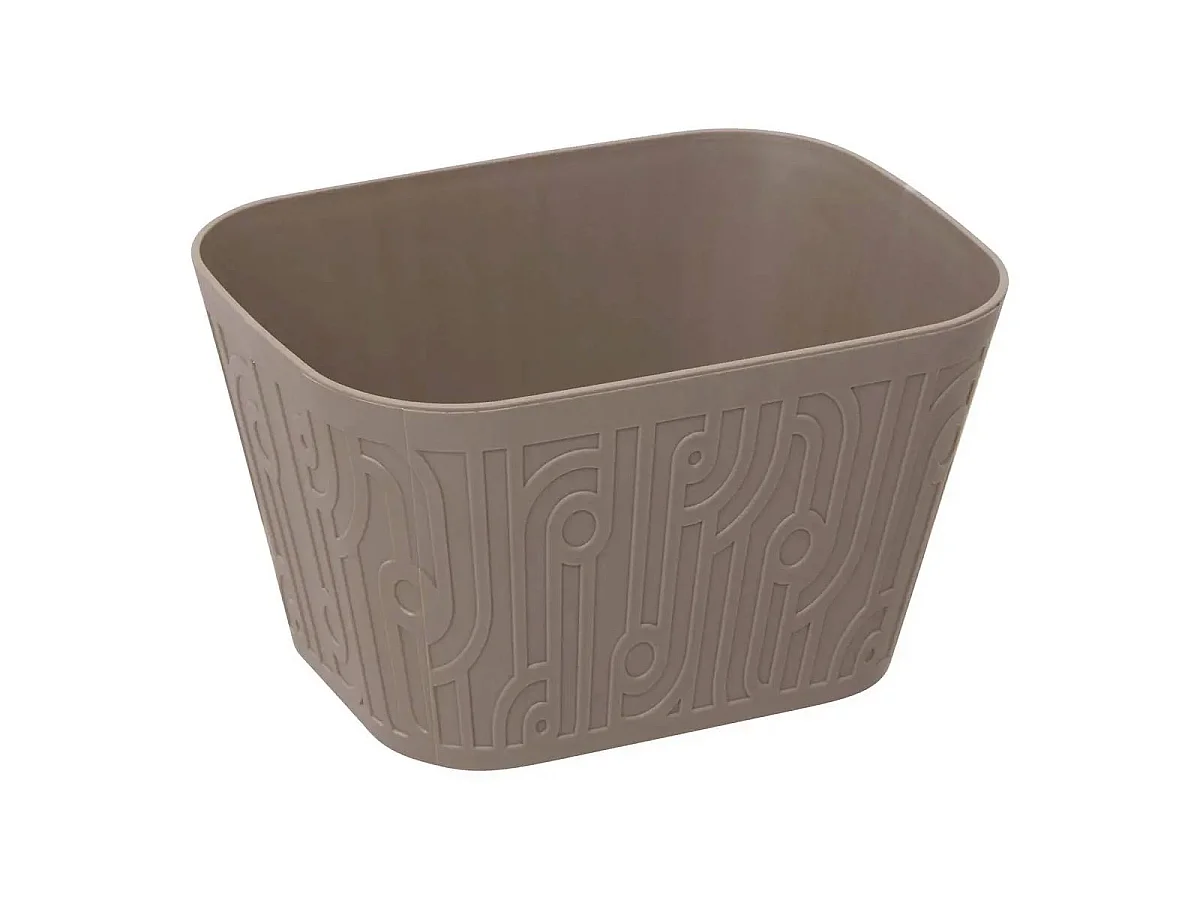 Panier de Rangement Design "Arche" 14cm Taupe