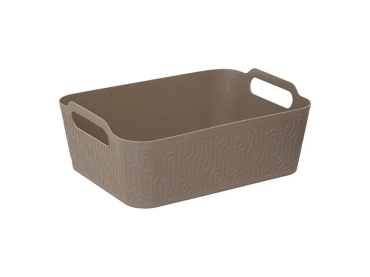 Panier de Rangement Design "Arche" 36cm Taupe