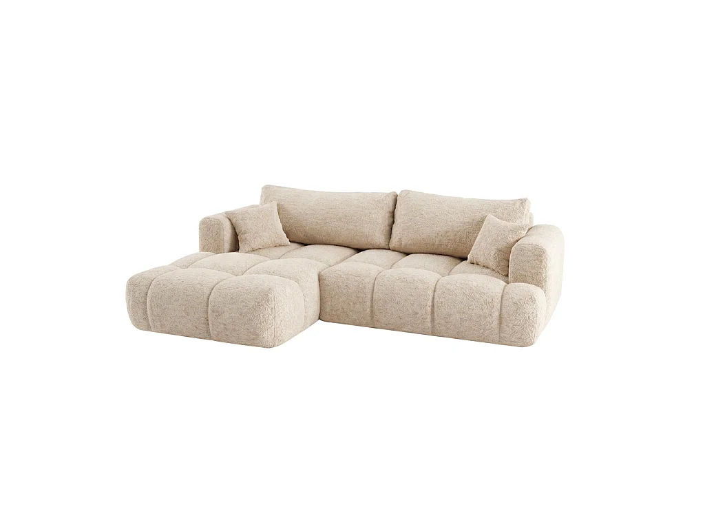Canapé ELINA - Beige / L - Droite