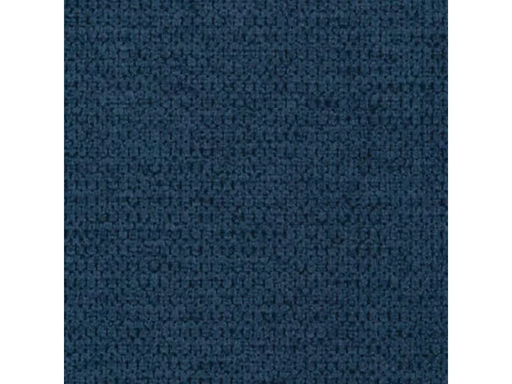 Canapé bulle 1 place en tissu chenille et bois renforcé bleu - Serena