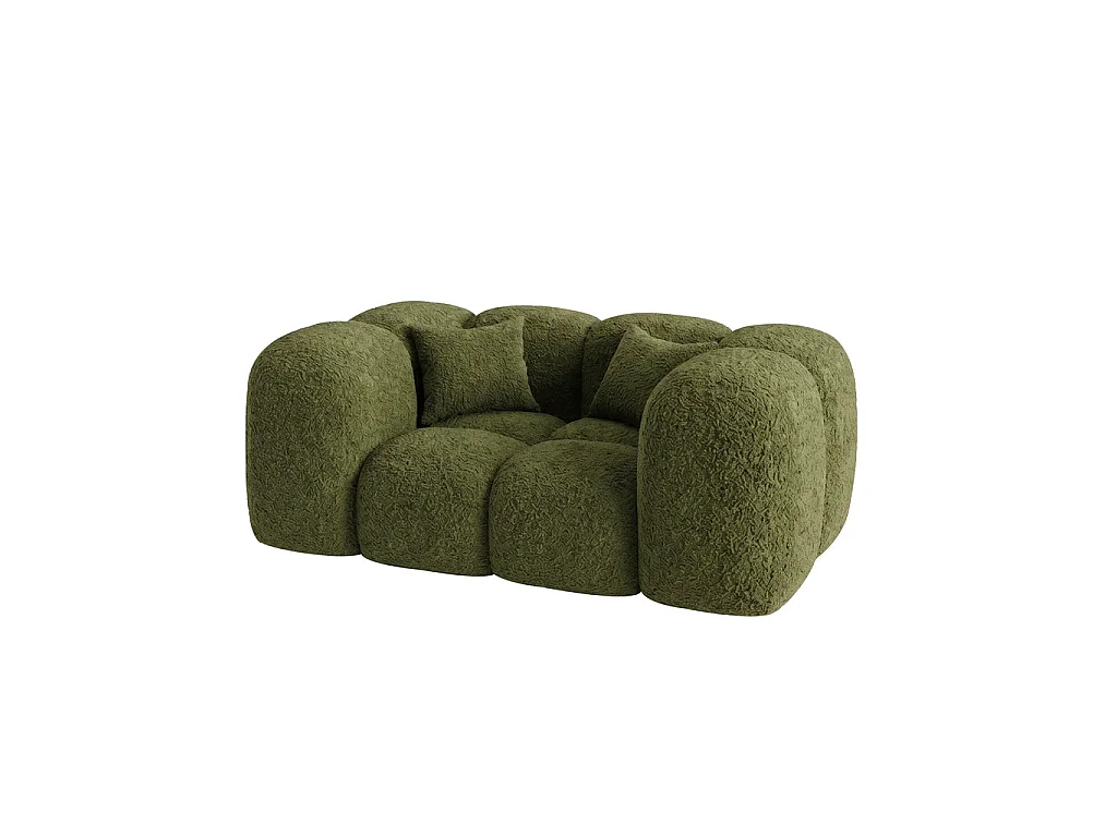 Canapé ALBA - Vert / 1 place / Non convertible