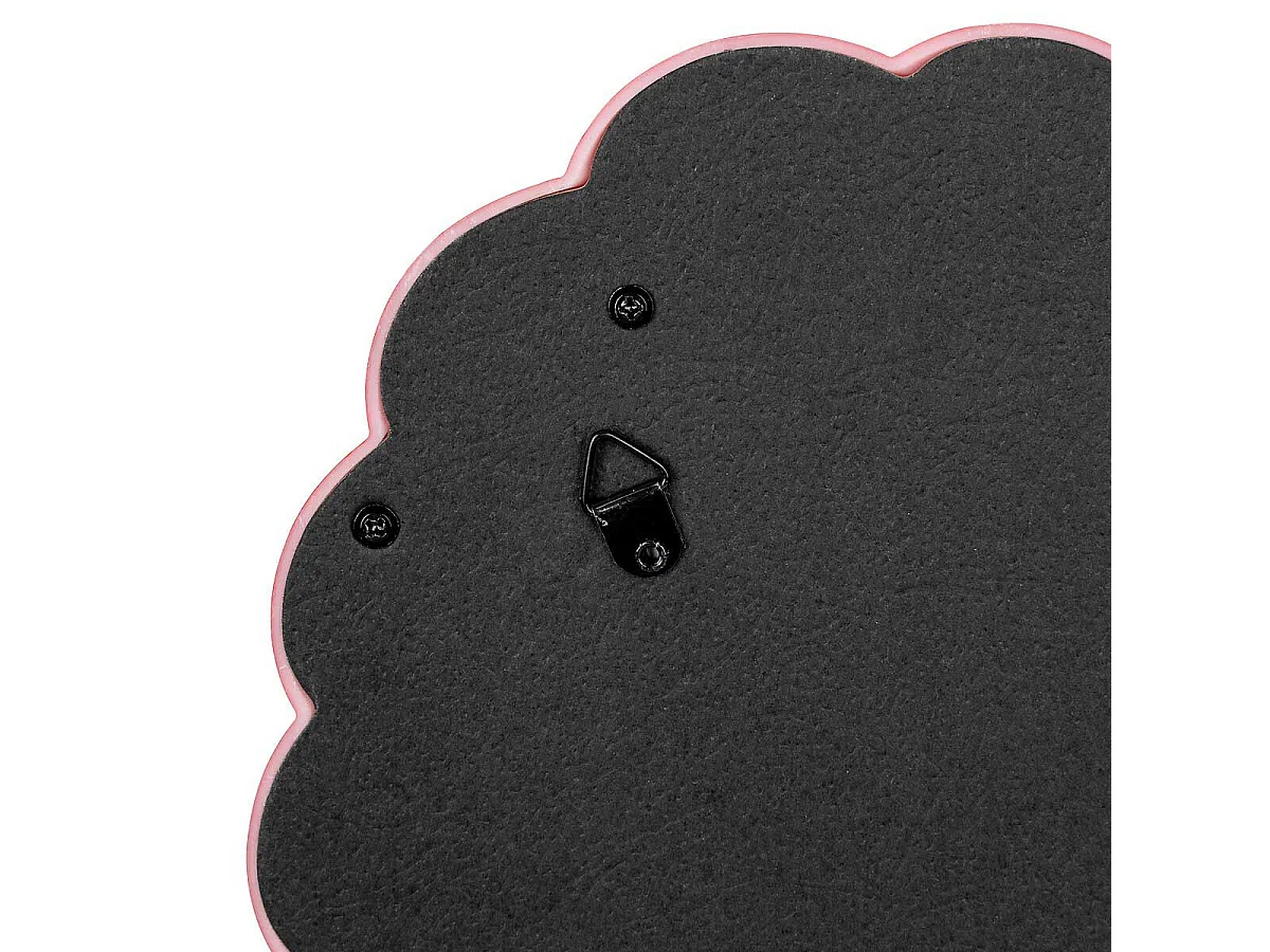 Miroir Enfant Cœur Torsadé "Amour" 33cm Rouge