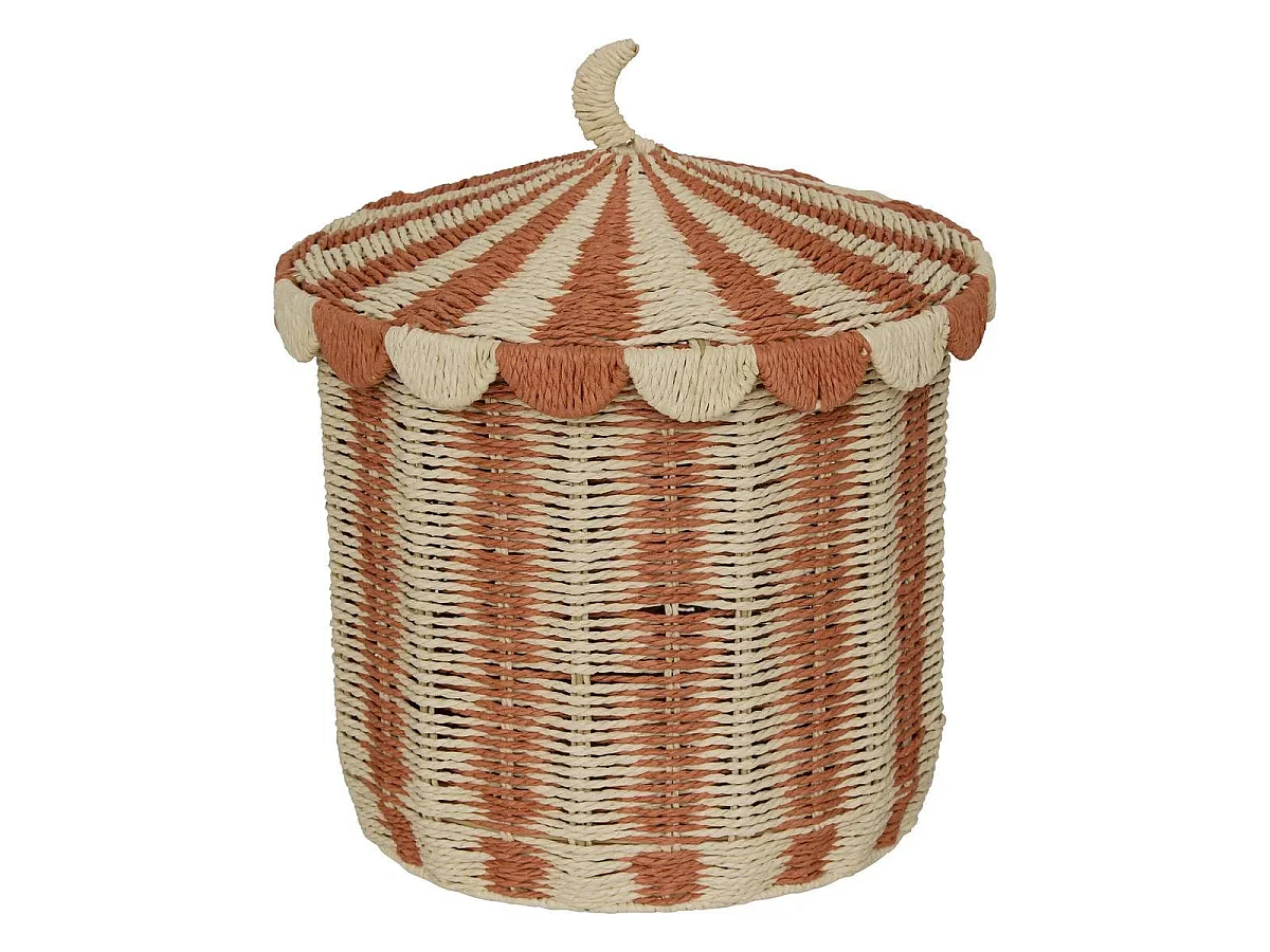 Lot de 2 Paniers de Rangement "Bella" 42cm Multicolore