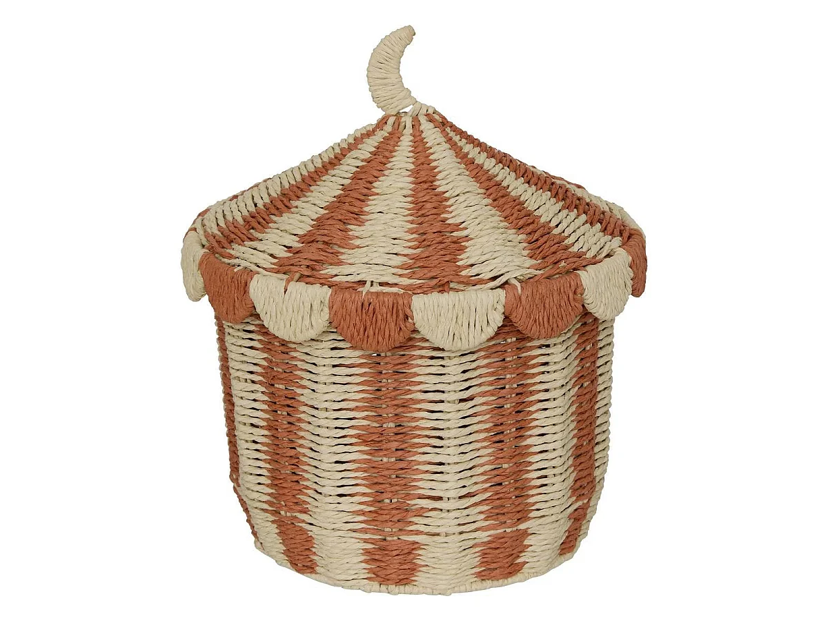 Lot de 2 Paniers de Rangement "Bella" 42cm Multicolore