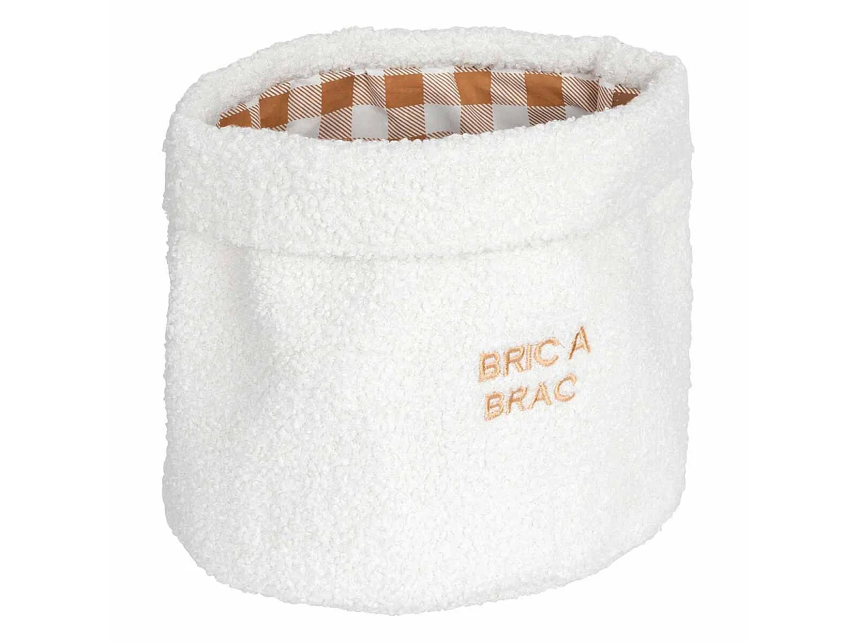 Lot de 2 Paniers Bouclette "Ferme" 36cm Multicolore