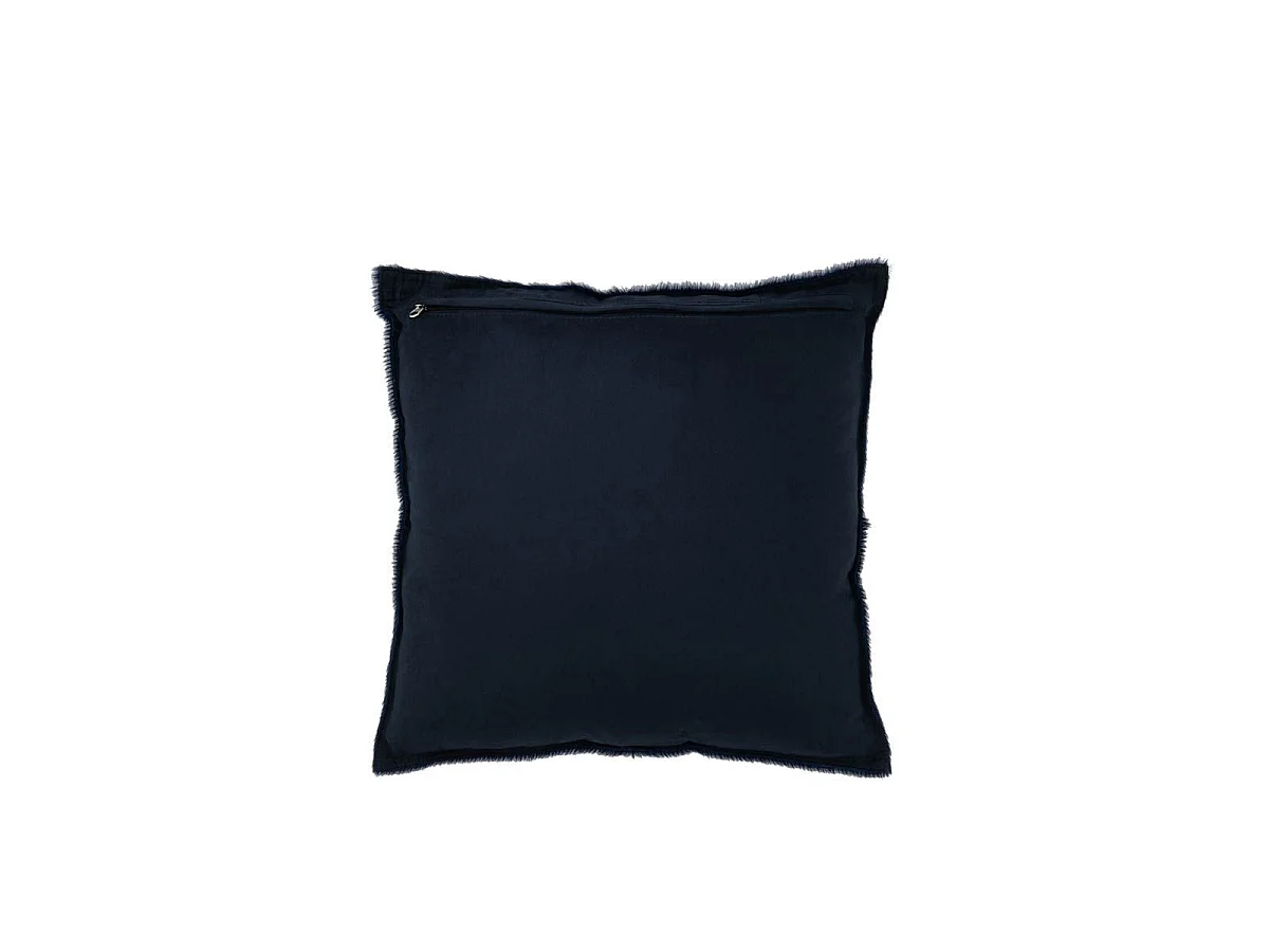 Coussin Effet Peau "Norbert" 45x45cm Bleu