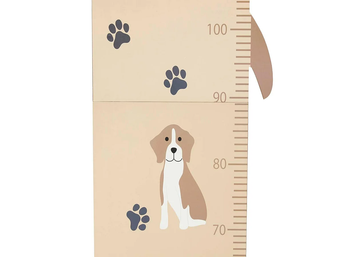 Toise Enfant Chien "Scott" 140cm Beige
