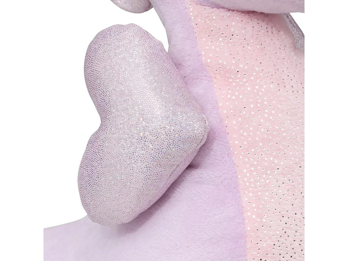 Peluche Enfant Hippocampe "Naia" 35cm Rose