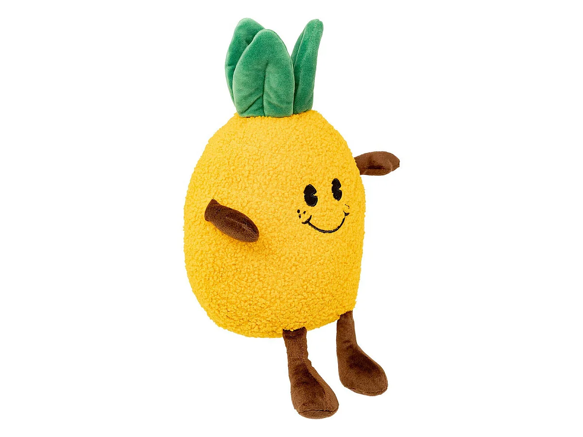 Peluche Enfant Ananas "Andrease" 26cm Jaune