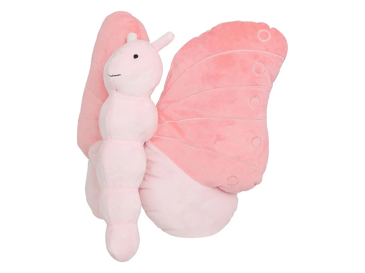 Peluche Enfant Papillon "Alma" 28cm Rose