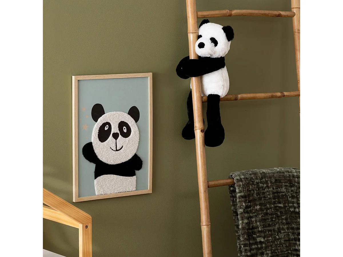 Peluche Enfant Panda "Andy" 35cm Noir & Blanc
