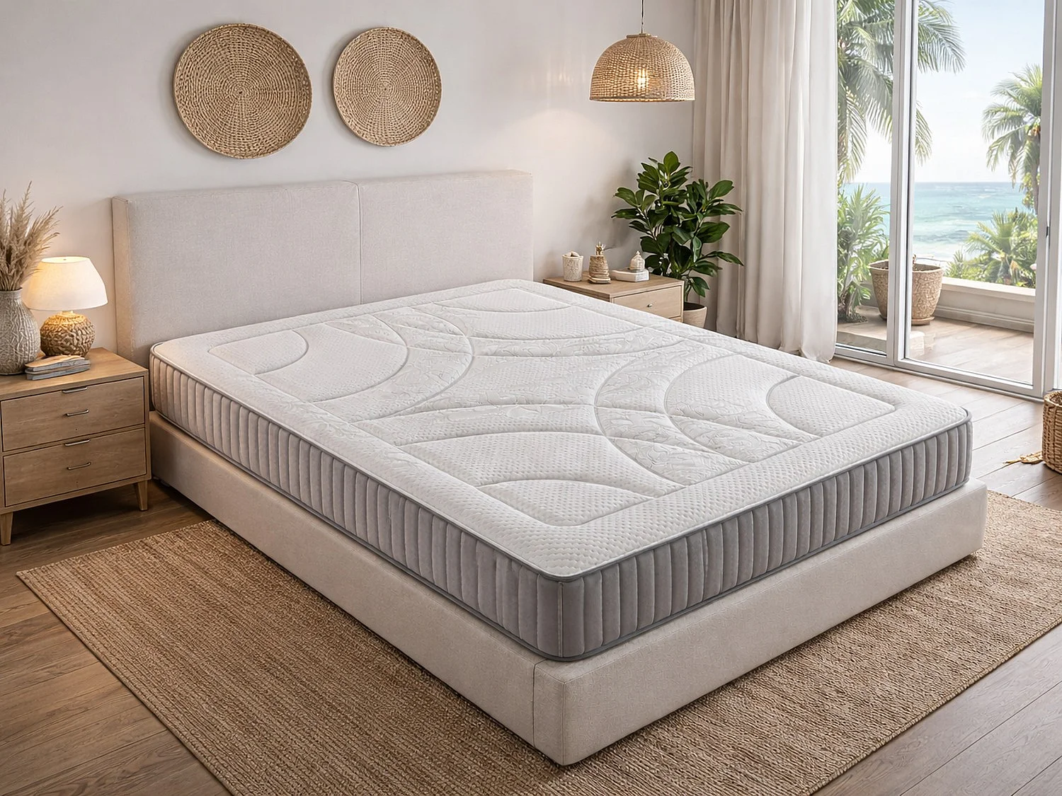 Colchón visco DORMISSIMO ANTARES VISCO 150x200 Altura 24 cm - 5 cm de viscoelástica