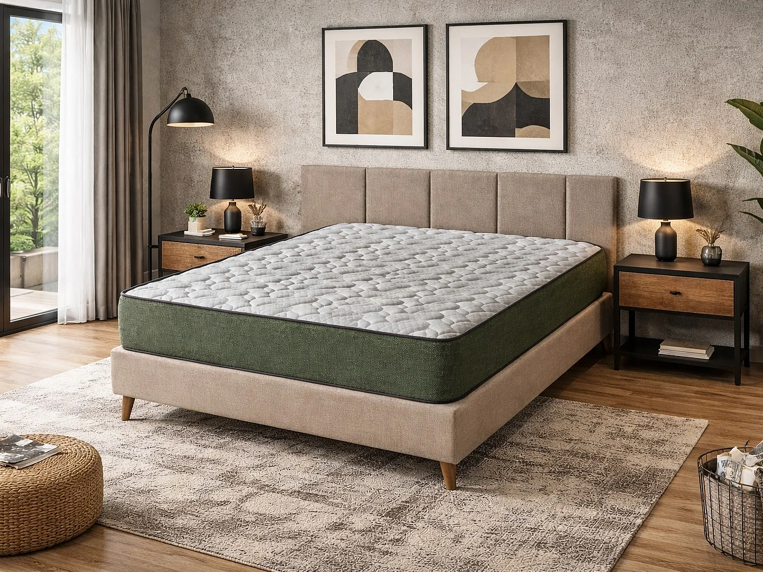 Colchón de espuma DORMISSIMO GAMMA VISCO 80x190 Altura 26 cm - con 3 cm de viscoelástica