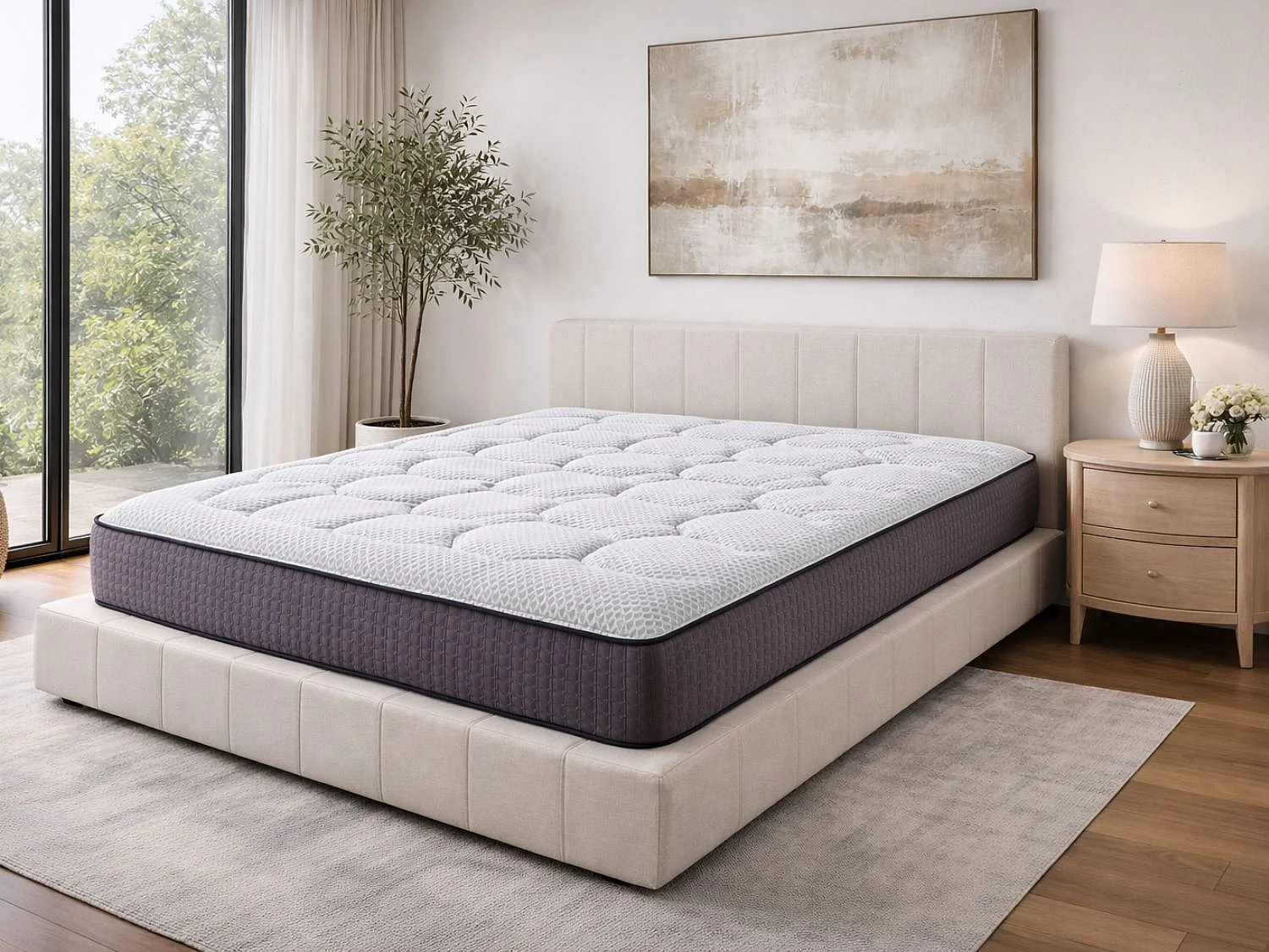 Colchón DORMISSIMO Hidra Visco Premium 140x190 cm Espuma HR y 3 cm Viscoelástica Altura 23 cm