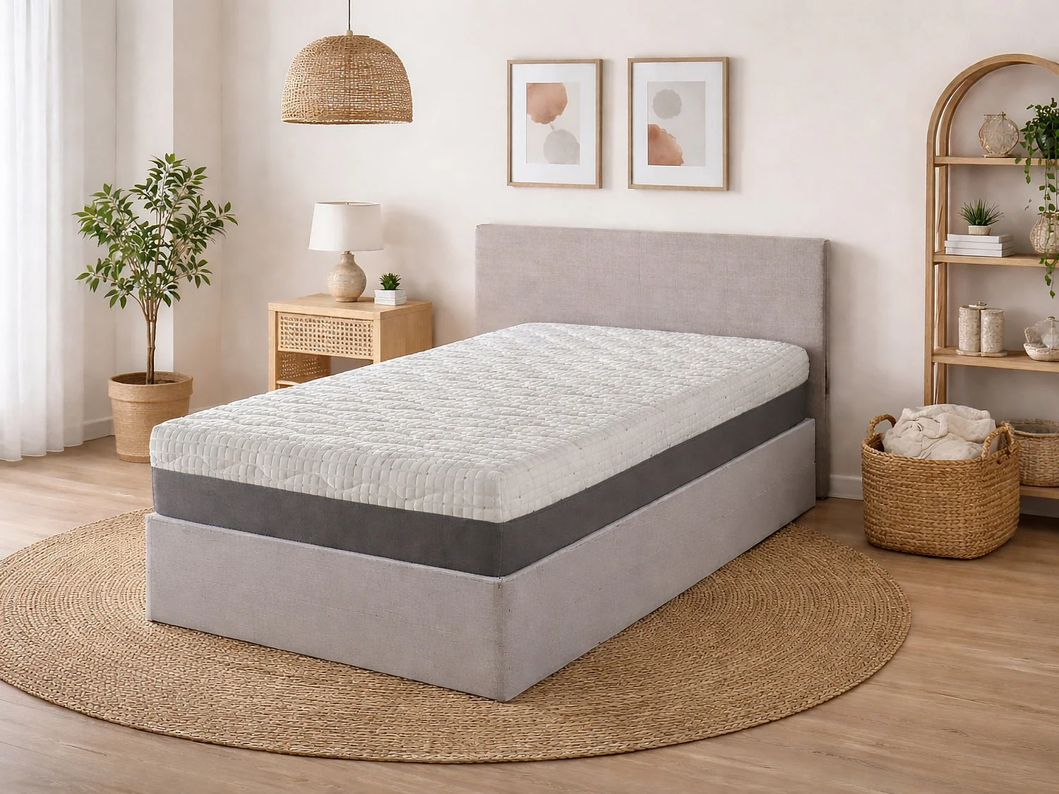 Colchón medical articulado DORMISSIMO ARTICULÉ VISCO 135x200 Altura 20 cm - con 5 cm de viscoelástica