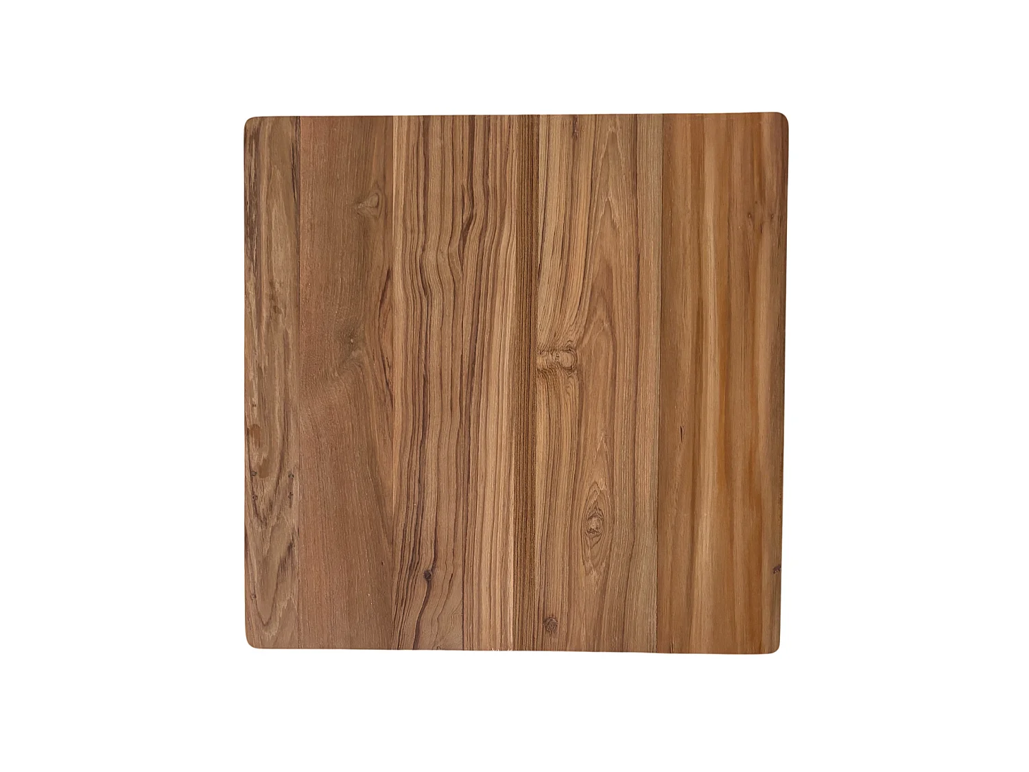 Table d'appoint carrée en bois de teck