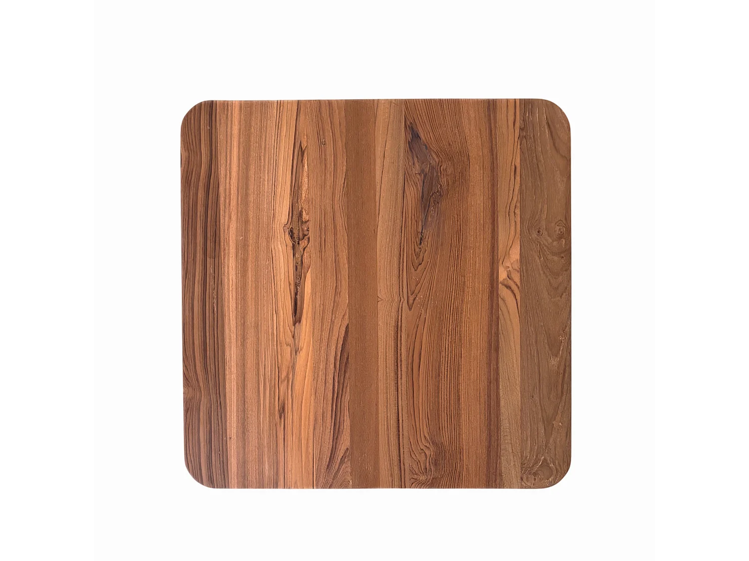 Table d'appoint carrée en bois de teck