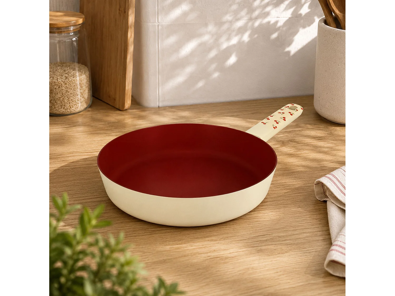 Menastyl - Poêle Cerise 24cm En Aluminium