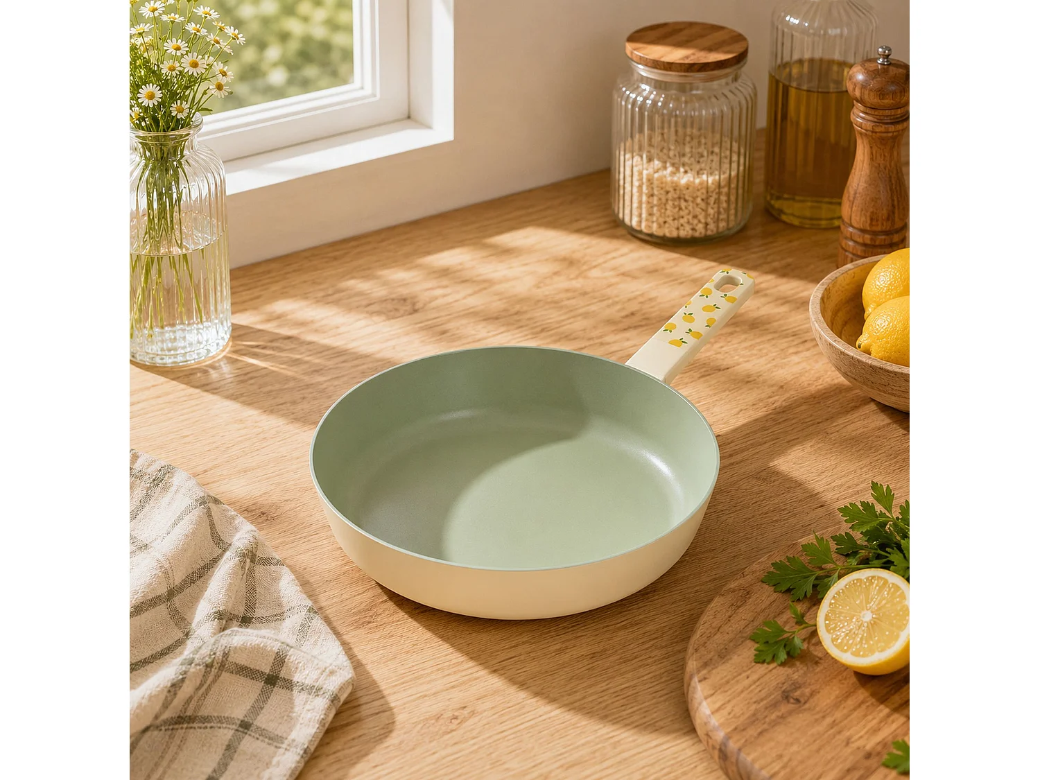 Menastyl - Poêle Citron 24cm En Aluminium