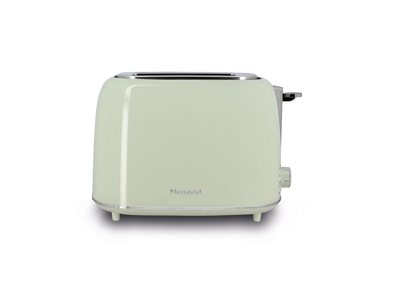 Menastyl - Grille Pain Retro 2 Tranches En Acier Inoxydable Celadon