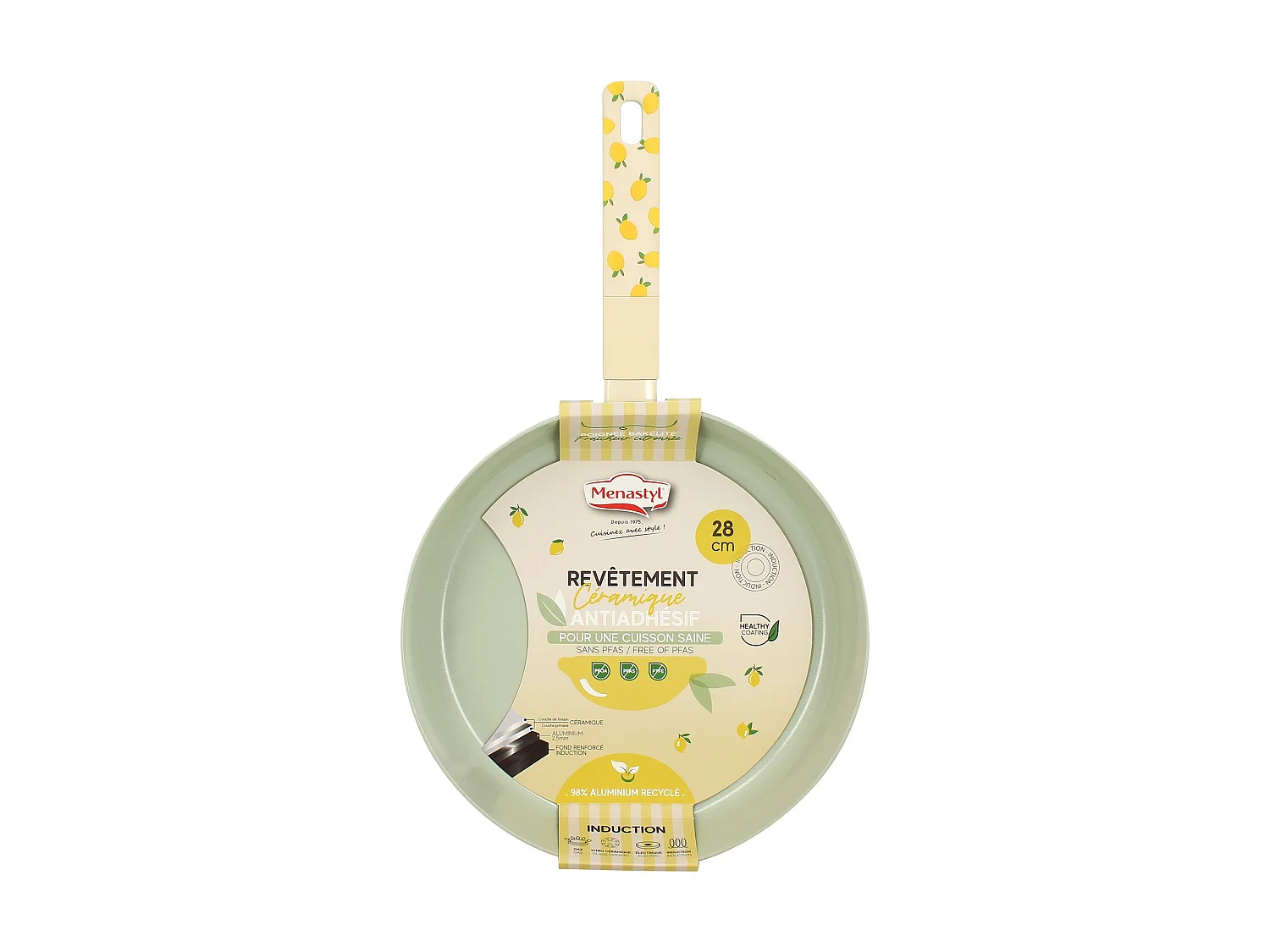 Menastyl - Poêle Citron 28cm En Aluminium