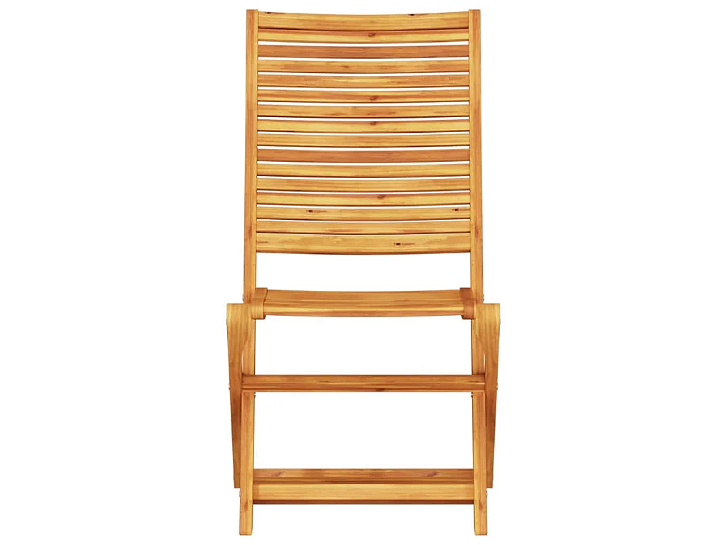 Ensemble bistro pliant 3 pièces Marron Bois d'Acacia Massif