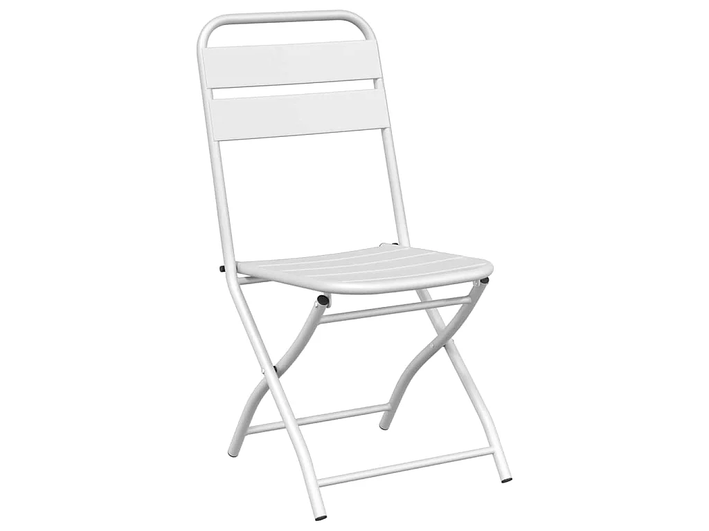 Ensemble bistrot 3 pièces Blanc Acier