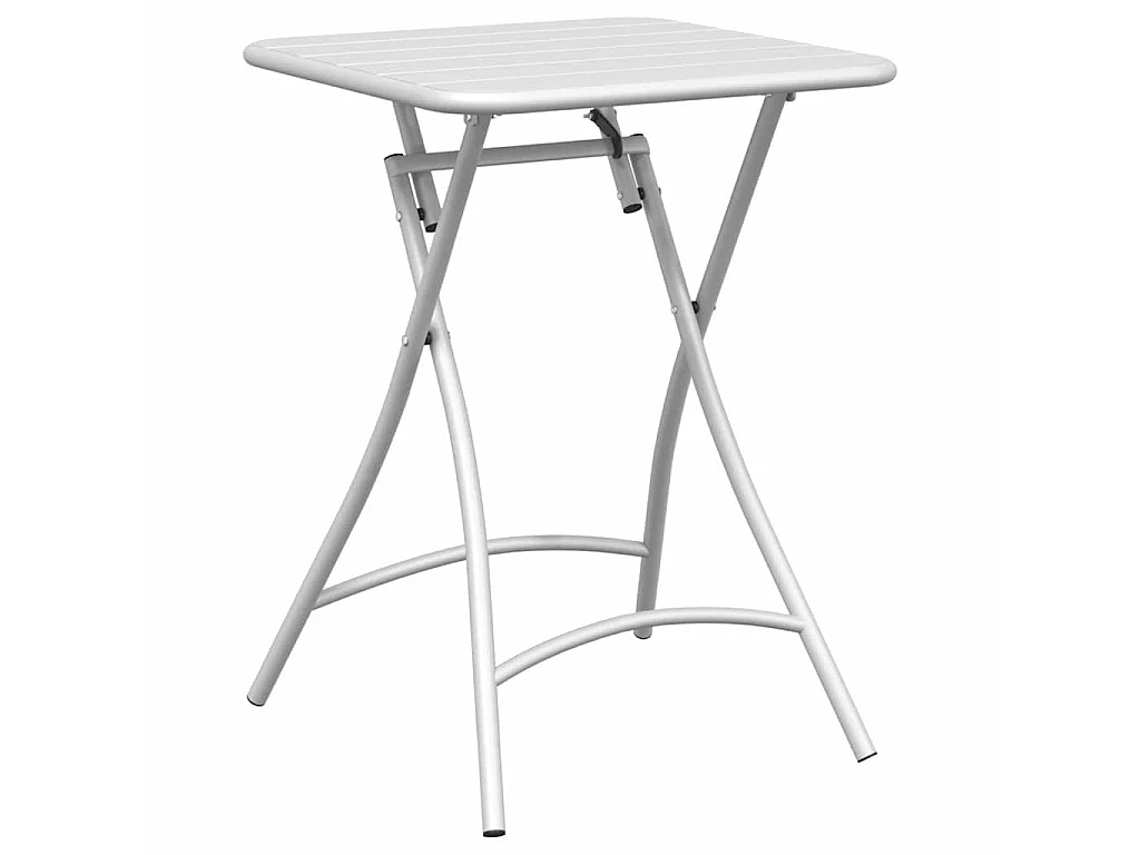 Ensemble bistrot 3 pièces Blanc Acier