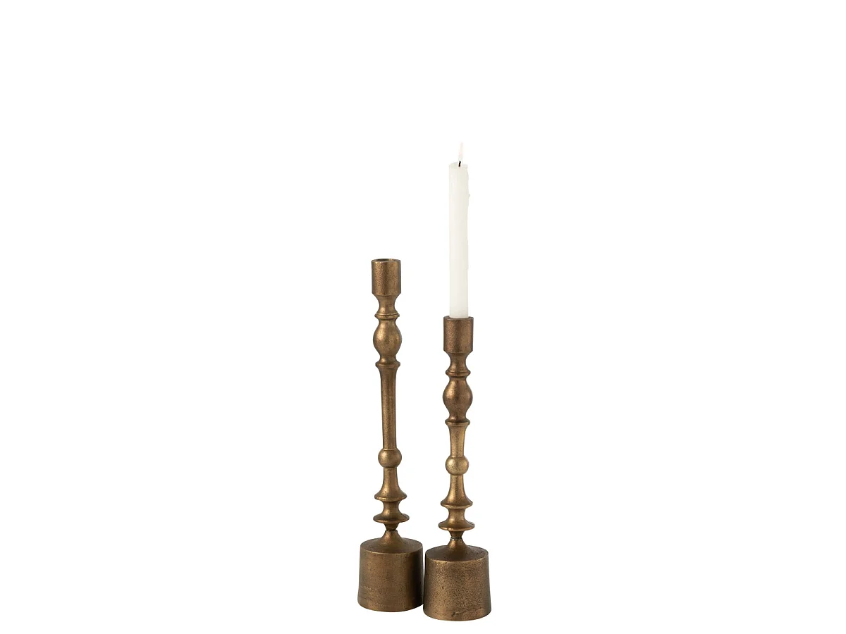 Chandelier Vintage "Neuh" 35cm Bronze