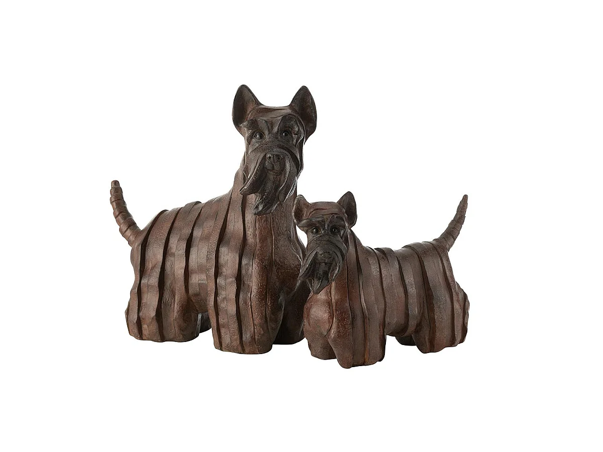 Statuette Chien Terrier "Ecossais" 46cm Marron