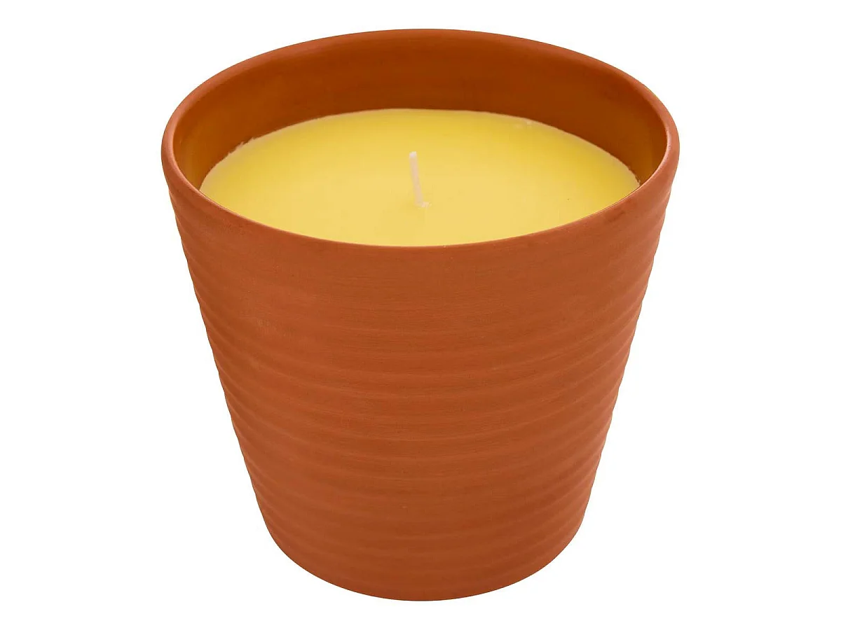 Bougie Parfumée en Terre Cuite "Terry" 200g Citronnelle