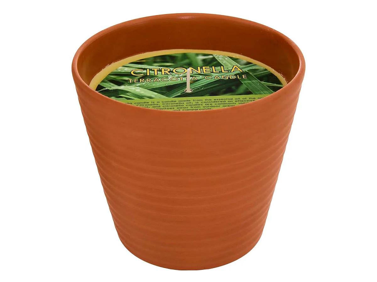 Bougie Parfumée en Terre Cuite "Terry" 200g Citronnelle