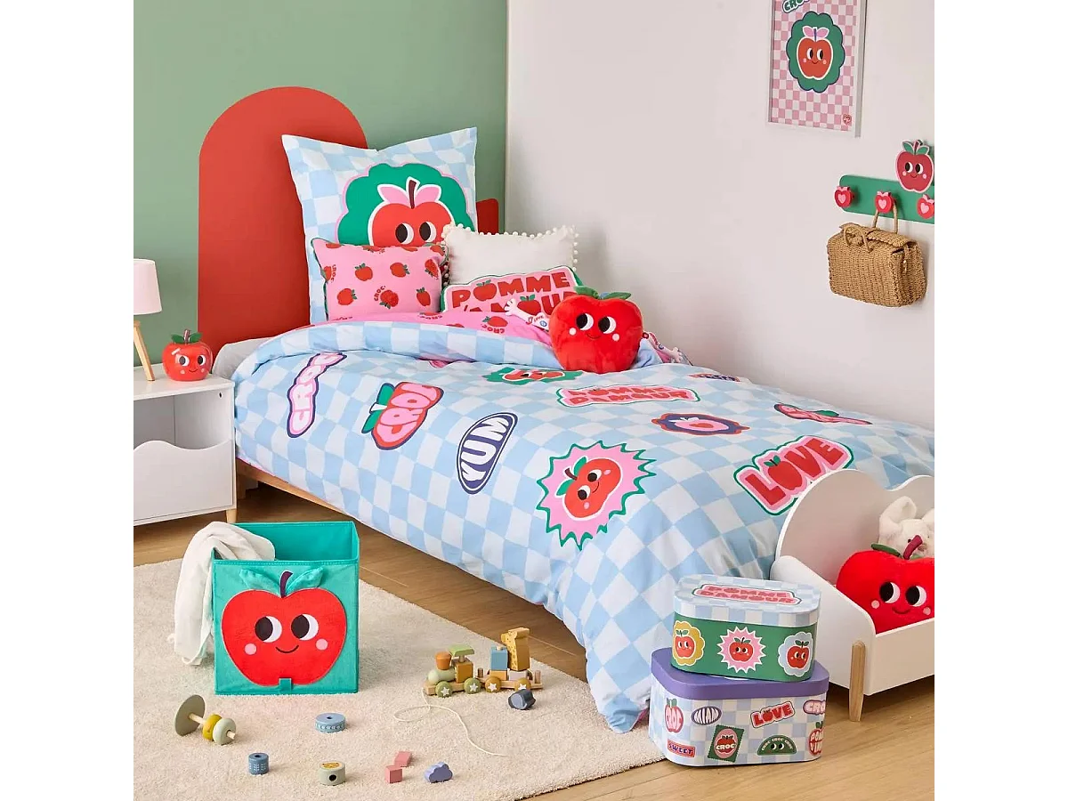 Boîte de Rangement Pliable "Chachapop" 29x29cm Vert
