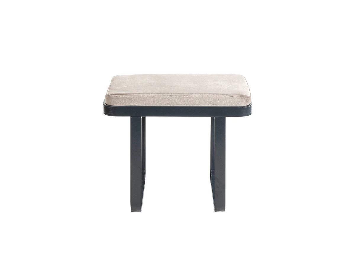 Banc Design 1 Place "Dario" 56cm Beige Gris
