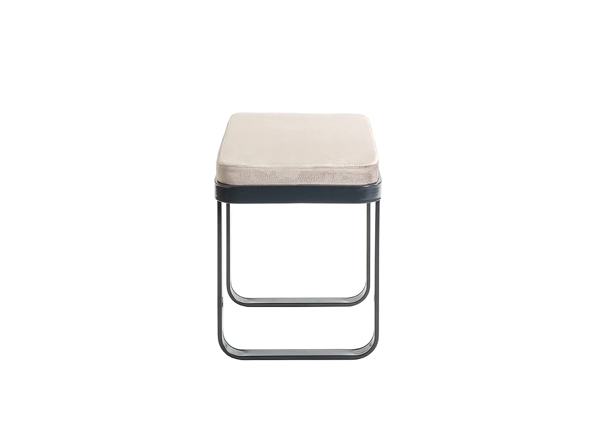 Banc Design 1 Place "Dario" 56cm Beige Gris