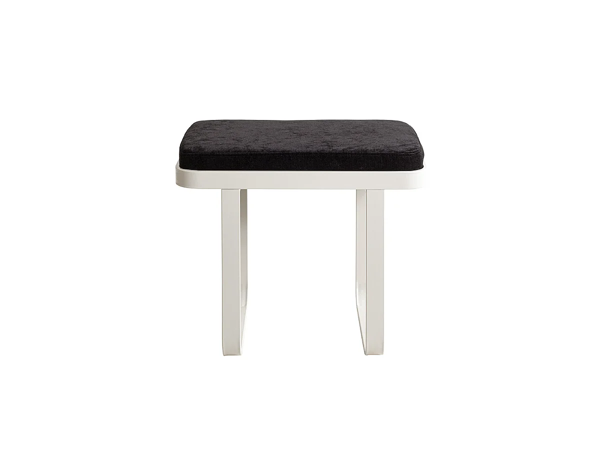 Banc Design 1 Place "Dario" 56cm Noir