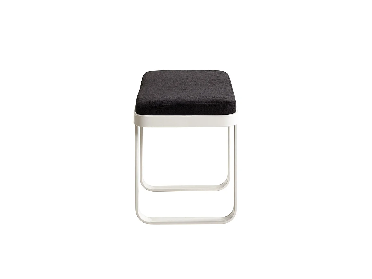 Banc Design 1 Place "Dario" 56cm Noir