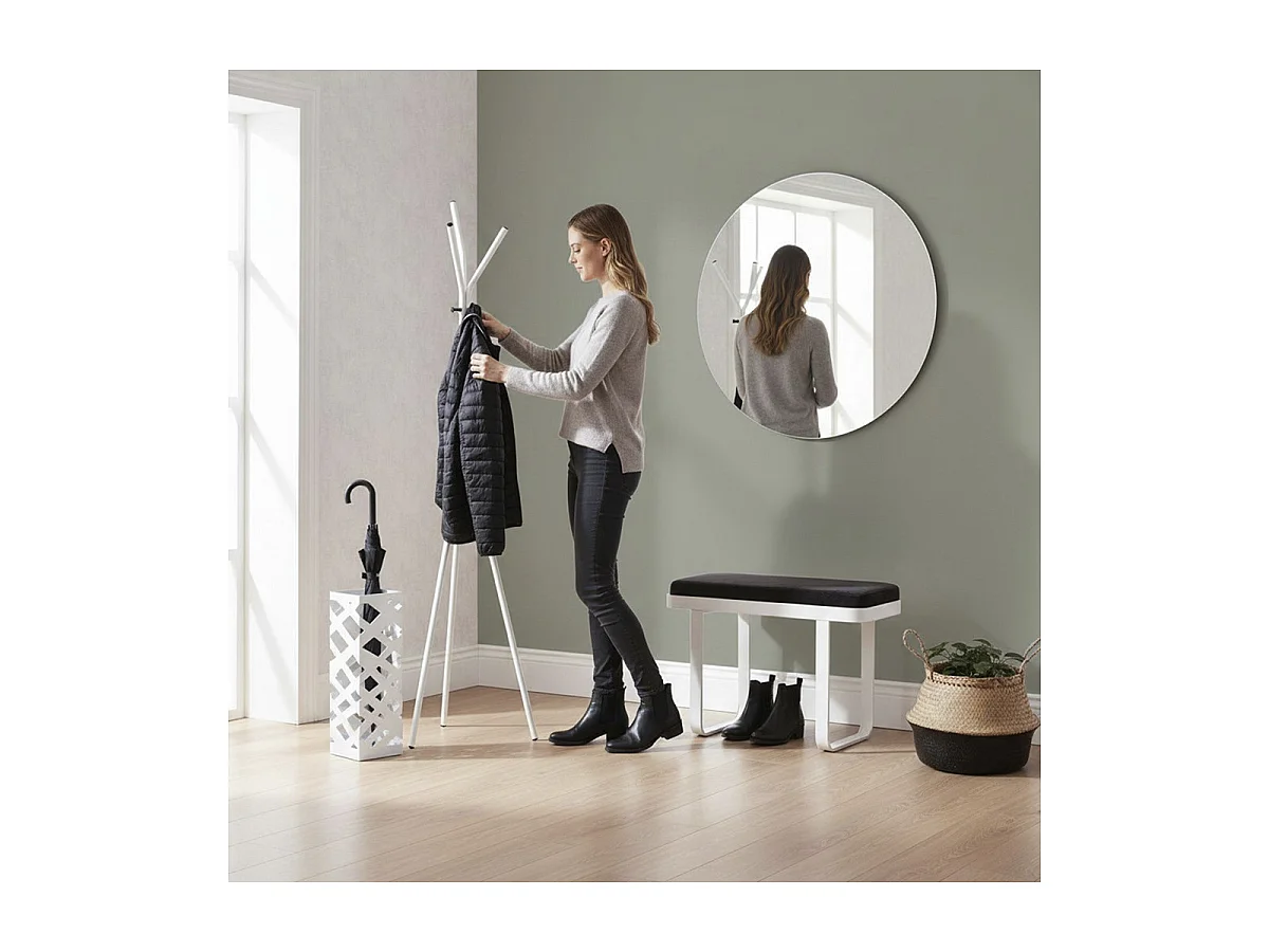 Banc Design 1 Place "Dario" 56cm Noir