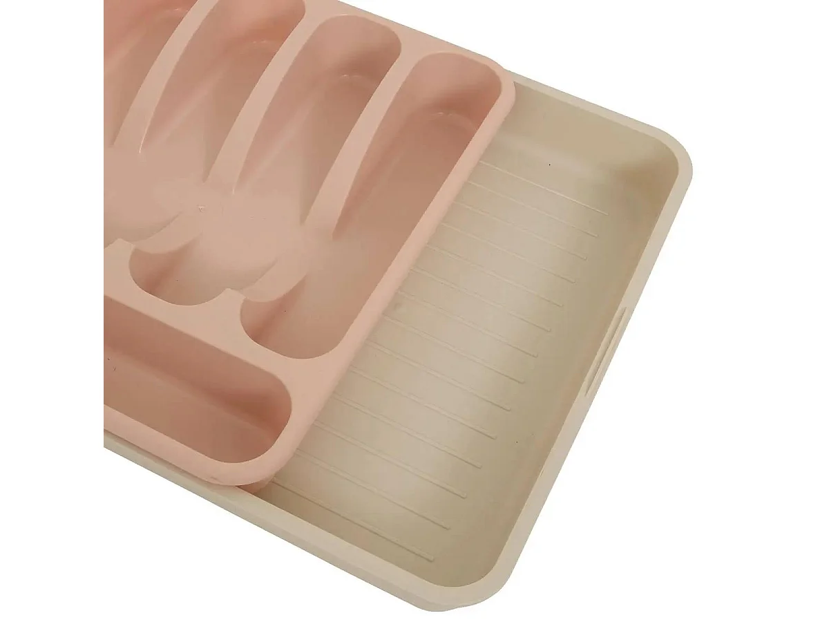 Range-Couverts Extensible "Poly" 28cm Rose
