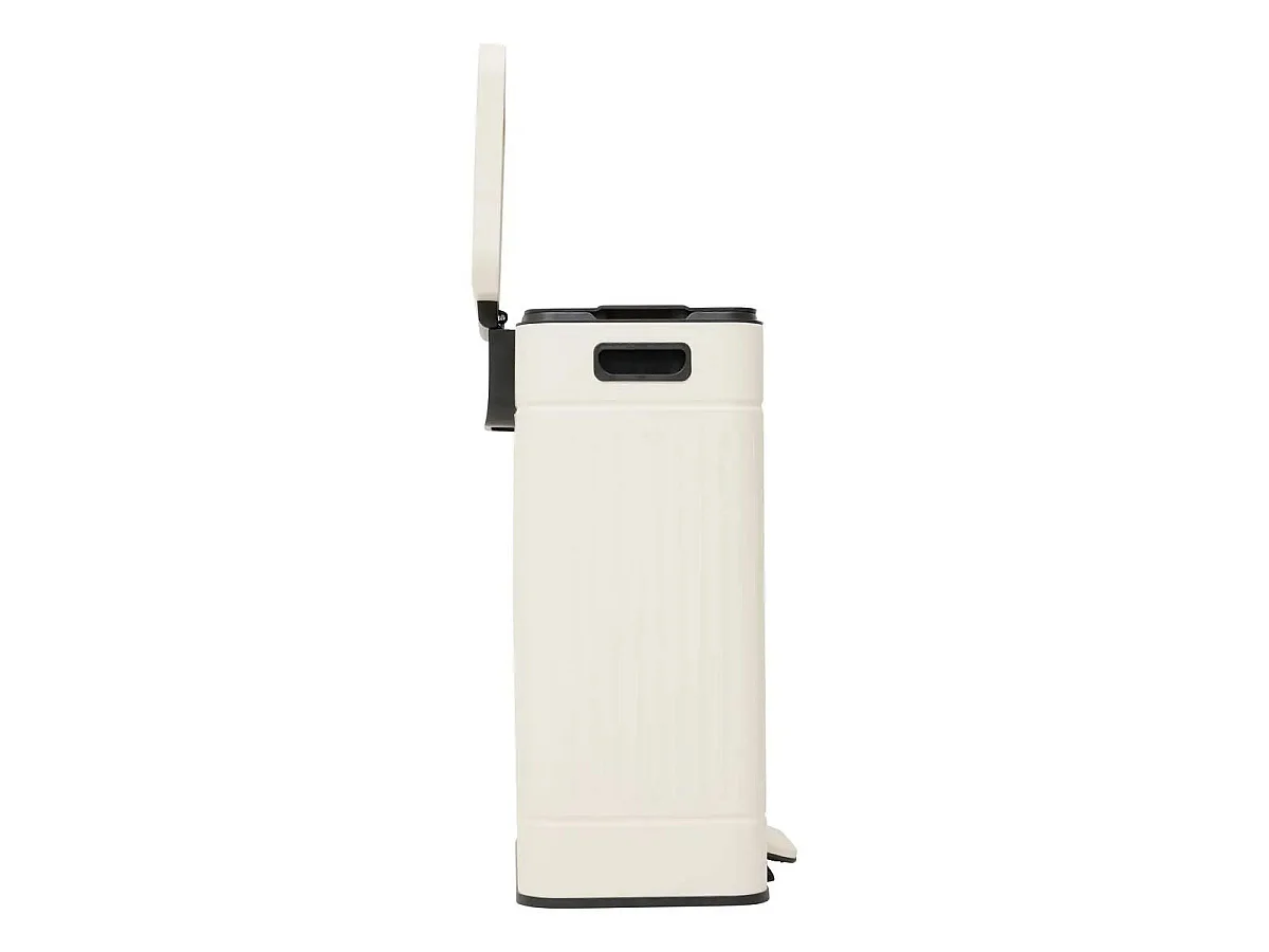Poubelle de Tri en Métal "Nova" 2x30L Beige