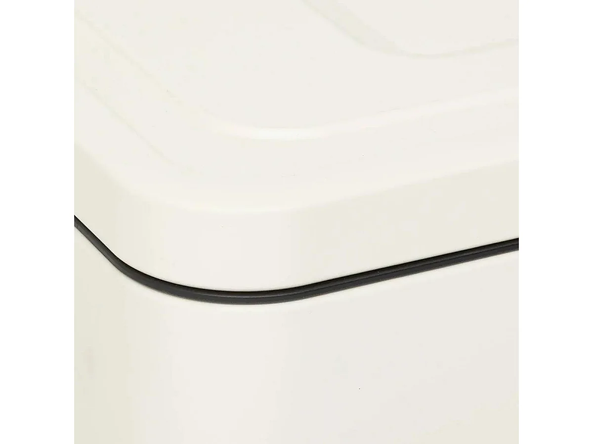 Poubelle de Tri en Métal "Nova" 2x30L Beige