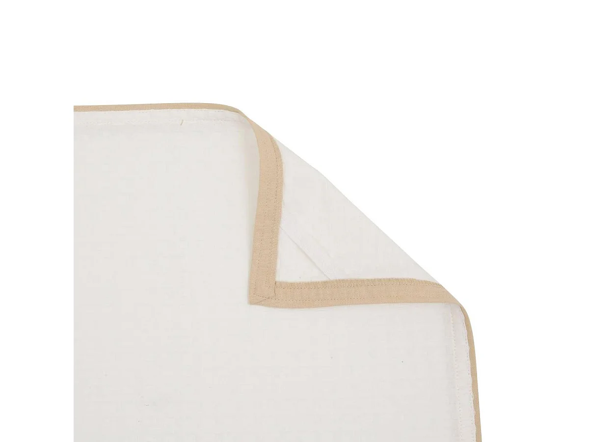 Lot de 2 Torchons de Cuisine "Waffle" 70x45cm Blanc