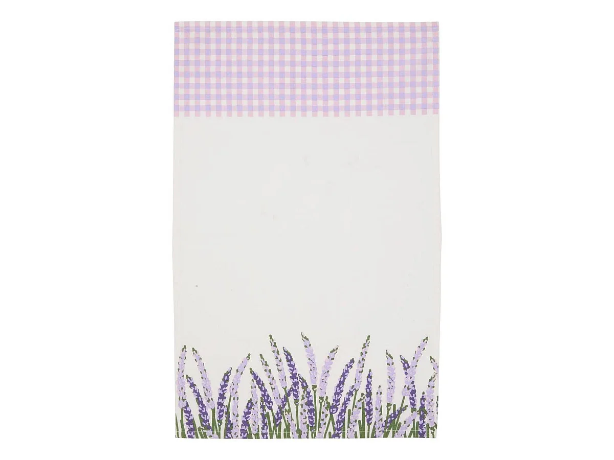 Lot de 3 Torchons "Garrigue" 45x70cm Blanc