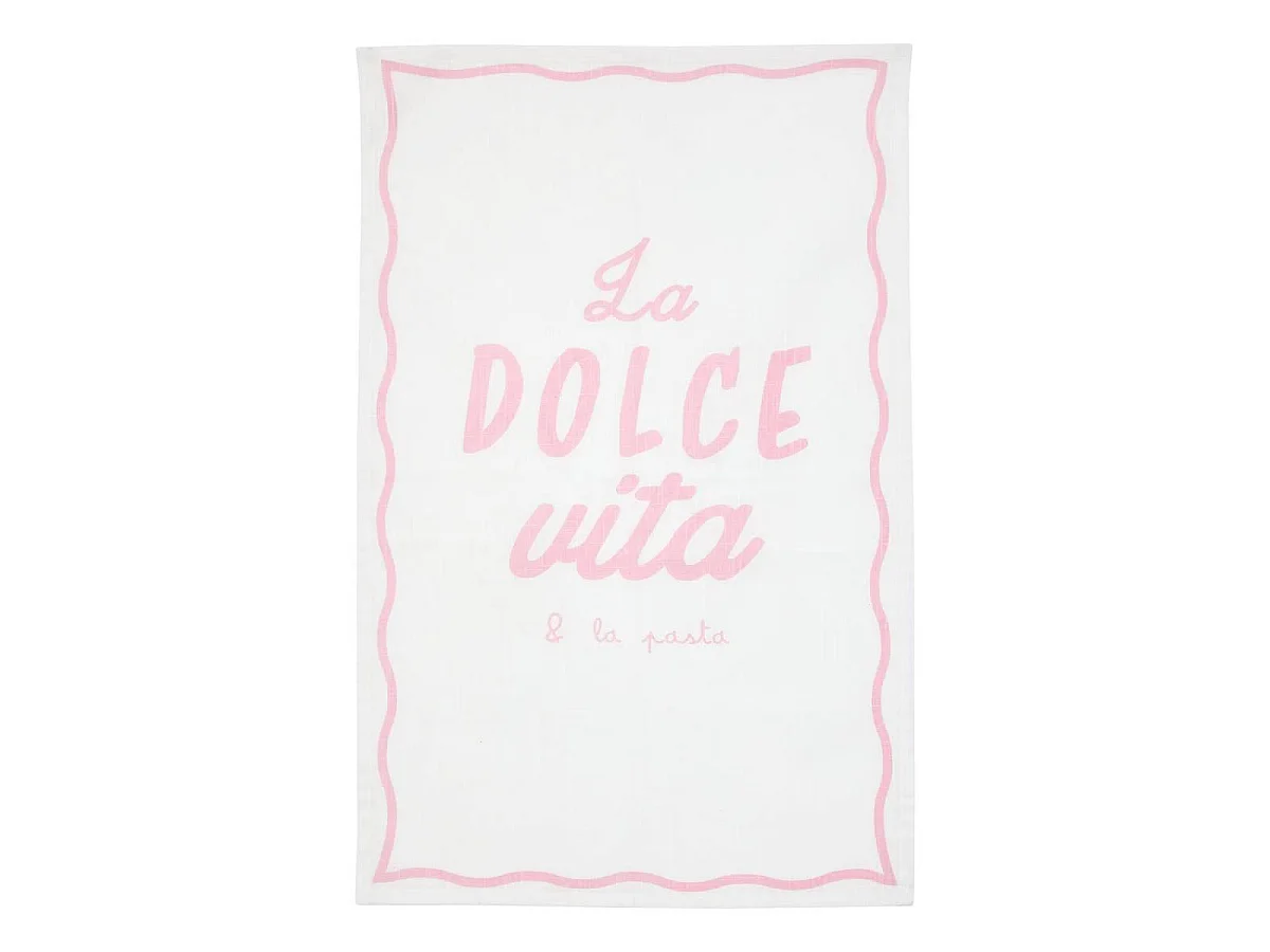 Lot de 3 Torchons "Della Pasta" 45x70cm Multicolore