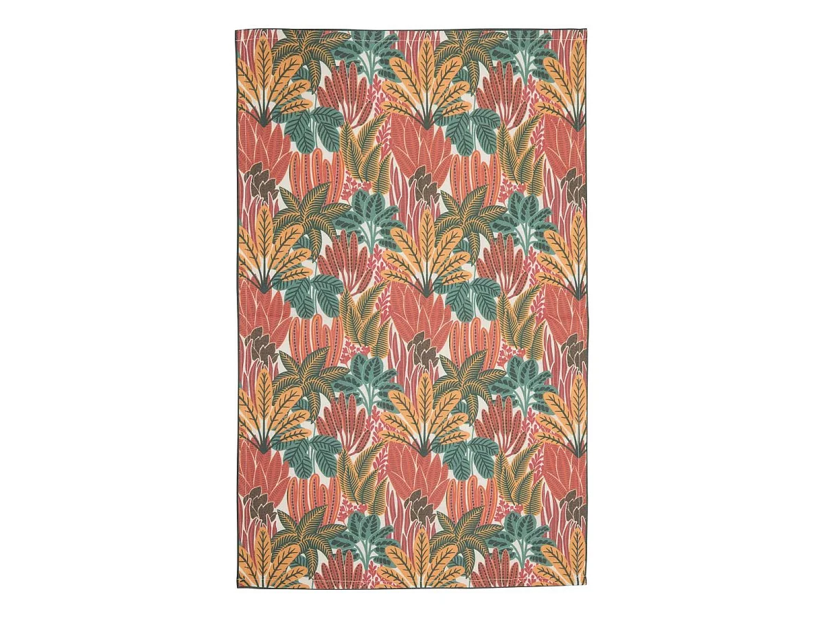 Lot de 3 Torchons "Tropical" 45x70cm Multicolore