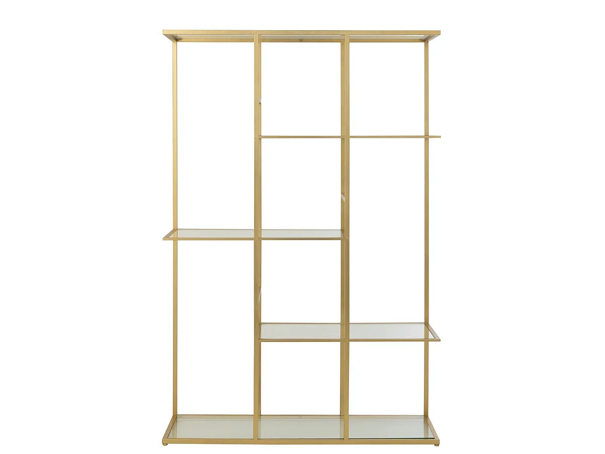 Étagère en Verre "Thaddeus" 180cm Doré